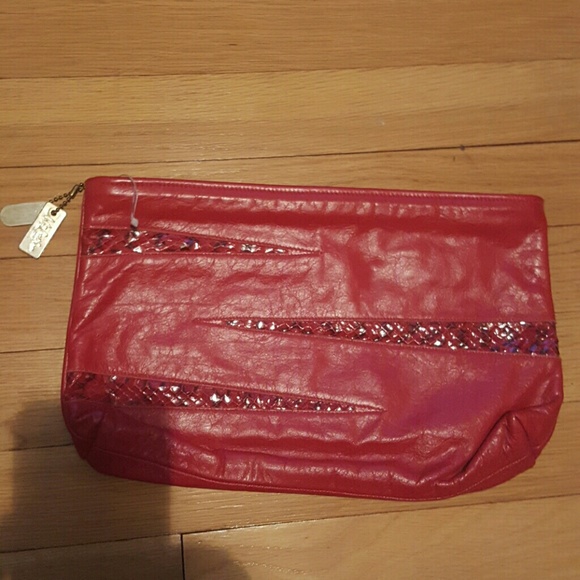 Mr leather snakeskin and leather vintage bag - Picture 1 of 6